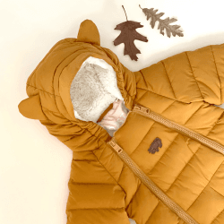 Image showing the Cloud Pramsuit Onesie, 0 - 6 Months, Honey product.