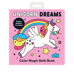 Image showing the Unicorn Dreams Color Magic Bath Book product.