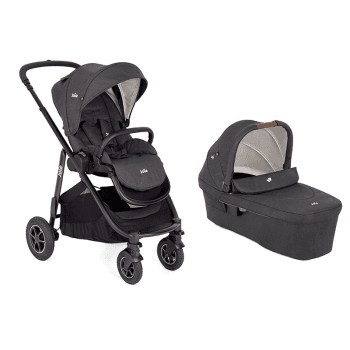 Image showing the Versatrax Pushchair & Carrycot Bundle, Shale product.