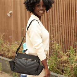 Image showing the Amber Stroller Organiser, Black product.