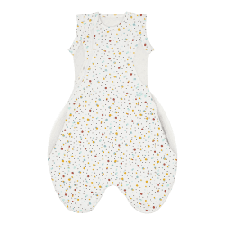 Image showing the Swaddle to Sleep Sleeping Bag, 0.5 TOG, 0 - 4 Months, Scandi Spot product.