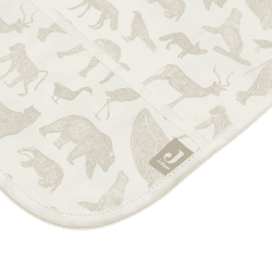 Image showing the Adventurous Animals Waterproof Long Sleeve Bib, Olive Green product.