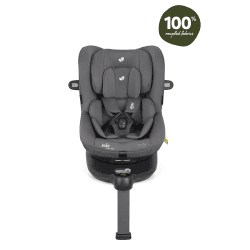 Image showing the i-Spin 360 Cycle Baby & Toddler Car Seat with 360° Rotation & Recycled Fabrics, Shell Grey product.