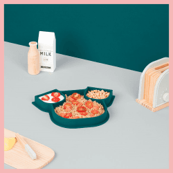 Image showing the Eats' Isy Silicone Plate Dog product.
