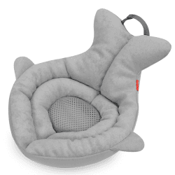 Image showing the Moby Softspot Sink Baby Bather, Grey product.