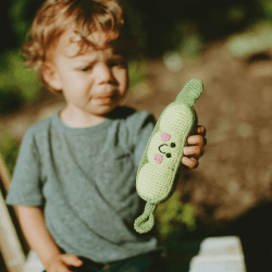 Image showing the Friendly Peapod Rattle product.