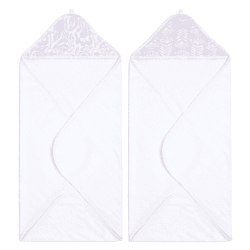 Image showing the Essentials Pack of 2 Hooded Baby Towels, 76 x 76cm, Damsel product.