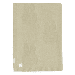 Image showing the Jollein x Miffy Baby Blanket, 75 x 100cm, Olive Green product.