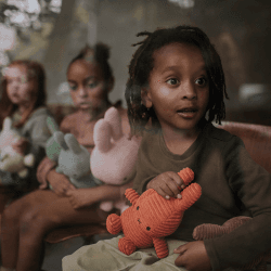 Image showing the Miffy Sitting Corduroy Soft Toy, 23cm, Dusty Rose product.