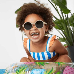 Image showing the Fiji Baby Sunglasses, 6 Months+, Cappuccino product.