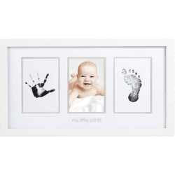 Image showing the Babyprints Photo Frame Closed Box Packaging, White product.