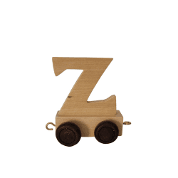 Image showing the Natural Wooden Letter Z, Natural product.