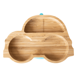 Image showing the Car Bamboo Suction Plate, Blue product.