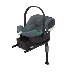 Image showing the Aton B2 I-Size Baby Car Seat With Base, from Birth, Steel Grey product.