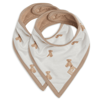 Image showing the Pack of 2 Bandana Bibs, Teddy Bear product.