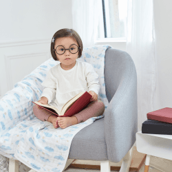 Image showing the Boutique Dream Blanket Cotton Muslin Blanket, 120 x 120cm, Harry Potter product.