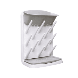 Image showing the Baby Bottle Drying Rack, Grey product.