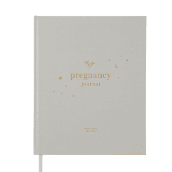 Image showing the My Pregnancy Journal (Cloth Cover), Grey product.