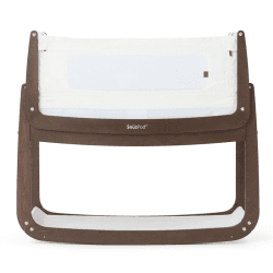 Image showing the The Natural Edit SnuzPod4 Bedside Crib, Ebony product.