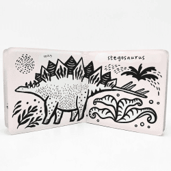 Image showing the Wee Gallery Who Loves Dinosaurs Bath Book, Mixed product.