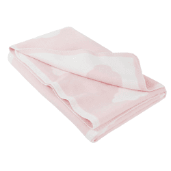 Image showing the Cloud Blanket, White/Pink product.