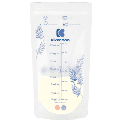 Image showing the Pack of 25 Breast Milk Storage Bags with Temperature Sensor, Clear product.