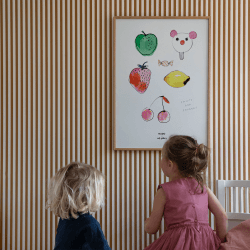 Image showing the Soft Gallery Fruits & Friends Print, 50 x 70cm product.