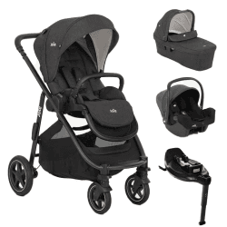 Image showing the Versatrax On The Go 4 Piece Travel System Bundle, Shale product.