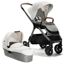 Image showing the Finiti Flex Pushchair & Carrycot Bundle, Oyster product.