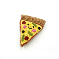 Image showing the Friendly Pizza Slice Rattle product.