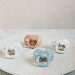 Image showing the Silicone Orthodontic Bamboo Dummy, 0 - 6 Months, Vanilla White product.