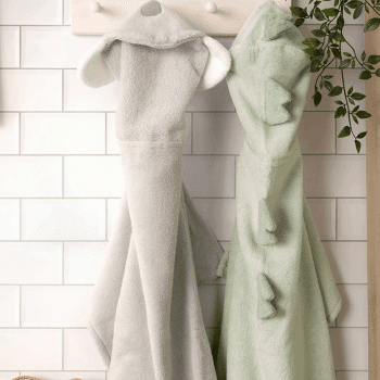 Image showing the Hooded Towel Dinosaur, Green product.