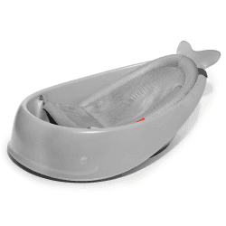 Image showing the Moby Smart Sling 3 Stage Baby Bath Tub, Grey product.
