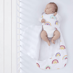 Image showing the SnuzPouch Sleeping Bag, 2.5 TOG, 0 - 6 Months, Rainbow product.