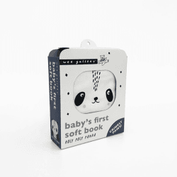 Image showing the Wee Gallery Roly Poly Panda, White product.