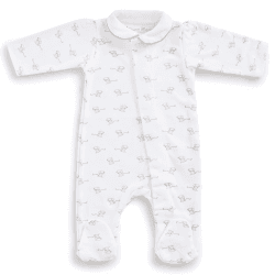 Image showing the Mouse Magnetic Fastening Sleepsuit Onesie, 6 Months, Grey product.