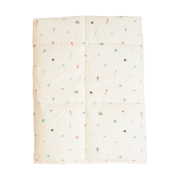 Image showing the Textile collection Quilted Baby Blanket & Playmat, Cream product.