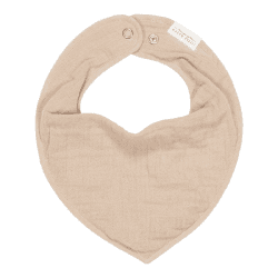 Image showing the Pure Bandana Bib, Beige product.