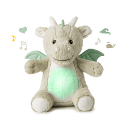 Image showing the LoveLight Drake the Dragon Glowing Sound Machine with Recording Function, Green product.