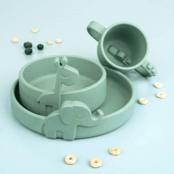 Image showing the Elphee Peekaboo Plate, Green product.