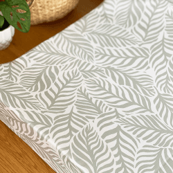 Image showing the Anti Roll Changing Mat, Linear Leaf Sage product.