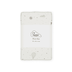 Image showing the Organic Cotton Cot Fitted Sheet with Print, 120 x 60cm, Dreamland product.