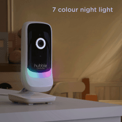 Image showing the Nursery Pal Essentials Digital Video Baby Monitor with Night Light & Sleep Trainer, 2.8", White product.