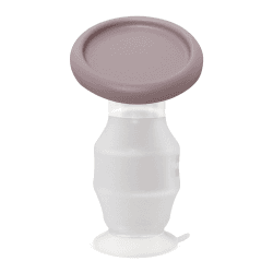 Image showing the Silicone Manual Milk Collector, Ash Rose product.