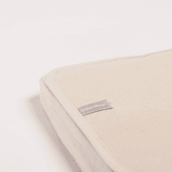 Image showing the Waterproof Mattress Protector for SnuzPod4, H75.5cm x W40cm, Natural product.