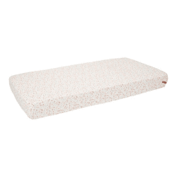 Image showing the Flowers & Butterflies Fitted Cot Fitted Sheet, Pink product.