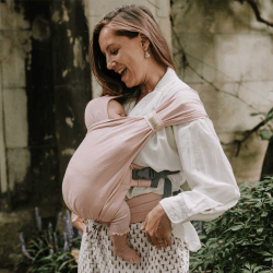 Image showing the Bliss Baby Carrier Wrap, Bloom product.