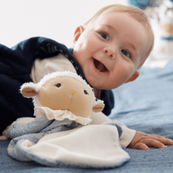 Image showing the My Maxi Soothing Sheep Comforter, Blue product.