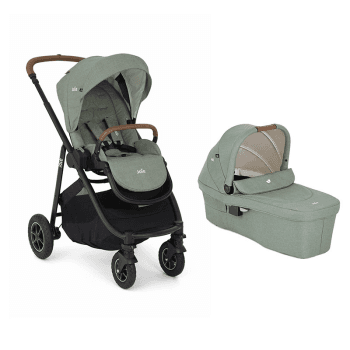 Image showing the Versatrax Pushchair & Carrycot Bundle, Laurel product.