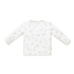 Image showing the Baby Bunny Long Sleeve Top, 2 - 4 Months, White product.